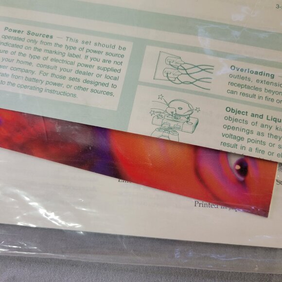 Sealed Sony PlayStation 1 PS1 Console Instruction Manual SCPH-5501 / 94005 - Picture 5 of 6